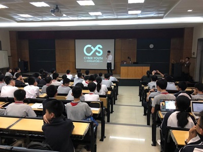 CYS founder Ben Chua speaking at one of the organisations events