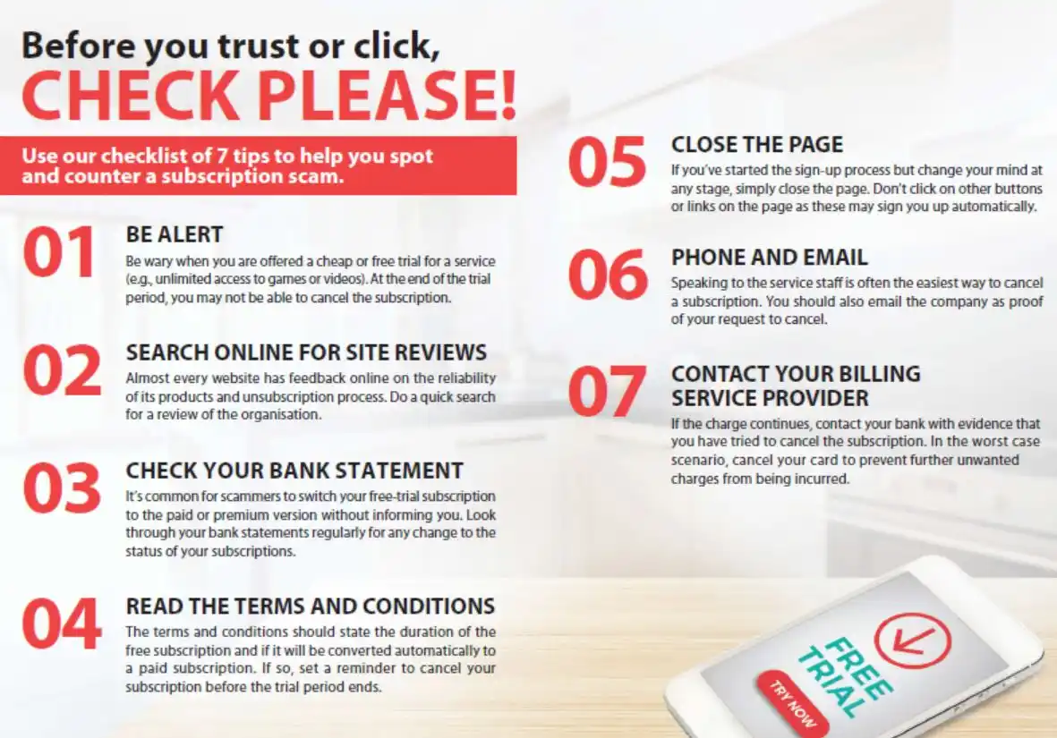 How to spot subscription scams