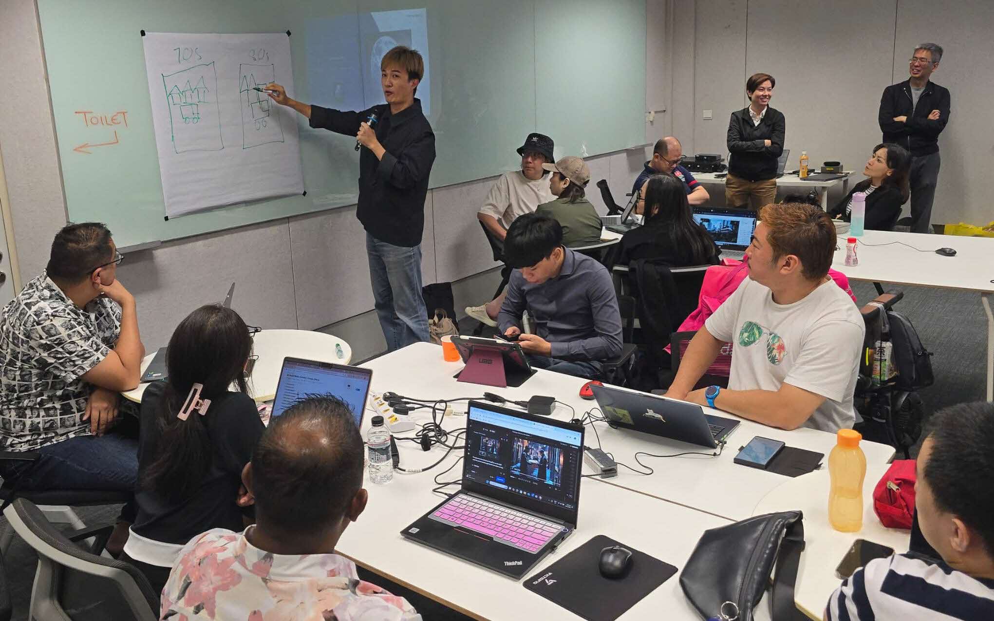Participants took a proactive approach to learning during the workshop, using Gen AI tools and taking meticulous notes.