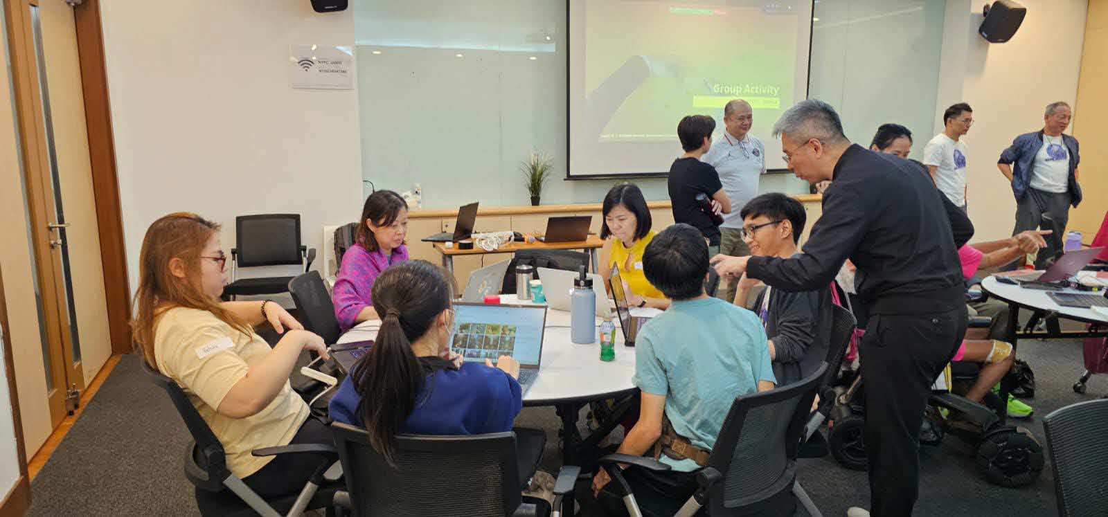 Participants took a proactive approach to learning during the workshop, using Gen AI tools and taking meticulous notes.