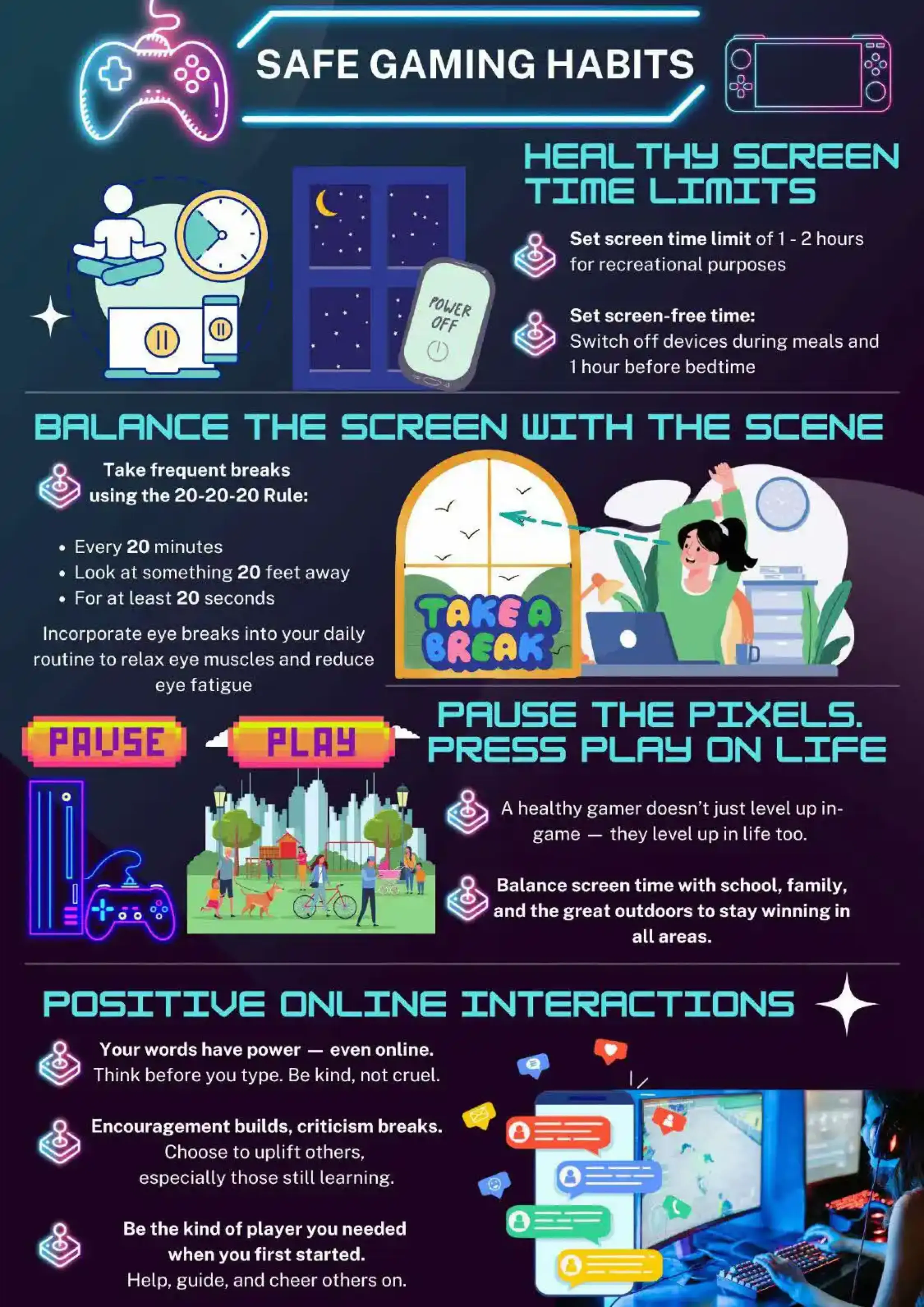 Teaser image of Safe Gaming Habits