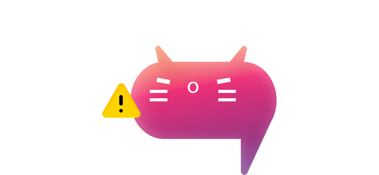 Bitty with block icon