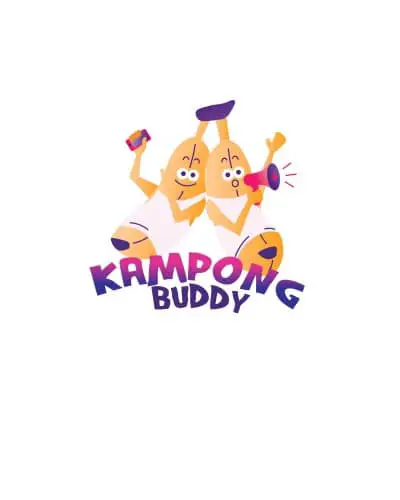 Two playful banana characters holding phones and megaphones, showcasing teamwork in a fun and lively way.