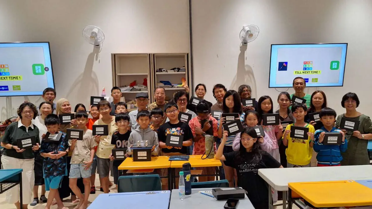 From sketches to holograms, participants celebrated their finished works after a workshop.