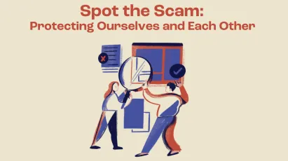 Spot the Scam workshop banner