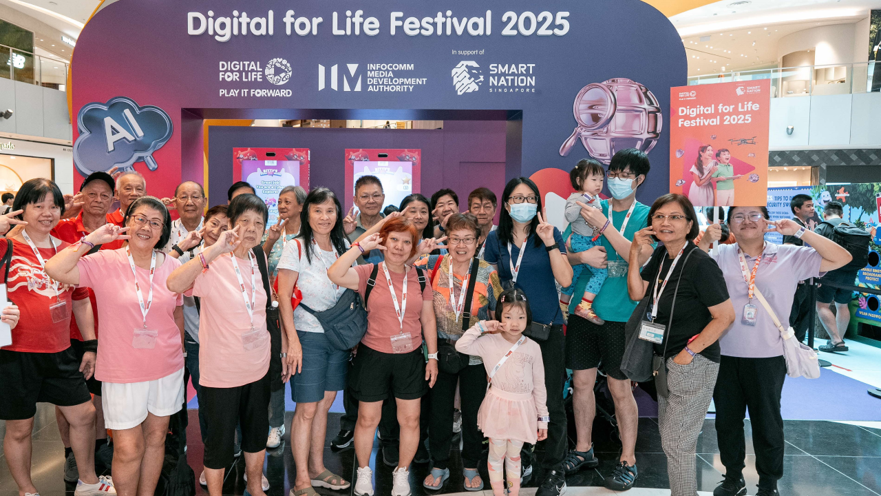 Participants gathered for a fun digital learning adventure at the Digital for Life Festival 2025. 